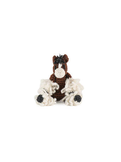  mini shire horse amigurumi crochet pattern